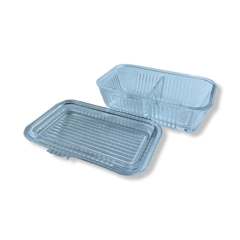 Pasabachce, Glass Honey Serving Container With Cover - Frigo Studio - Cupindy