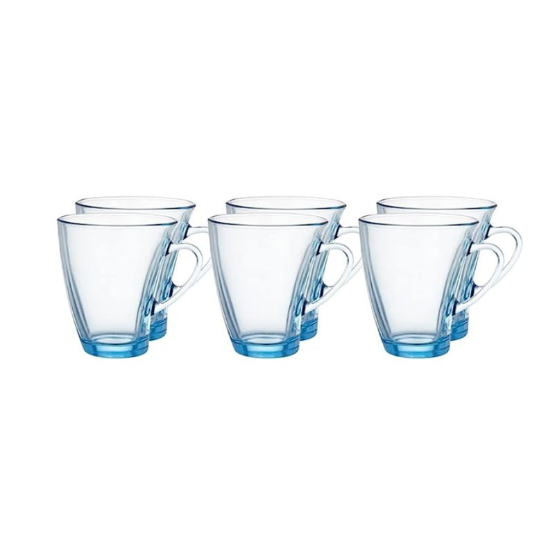 Pasabahce Glassware, Set of 6 Pcs, Penguen Blue, 55213,170 ml - Cupindy