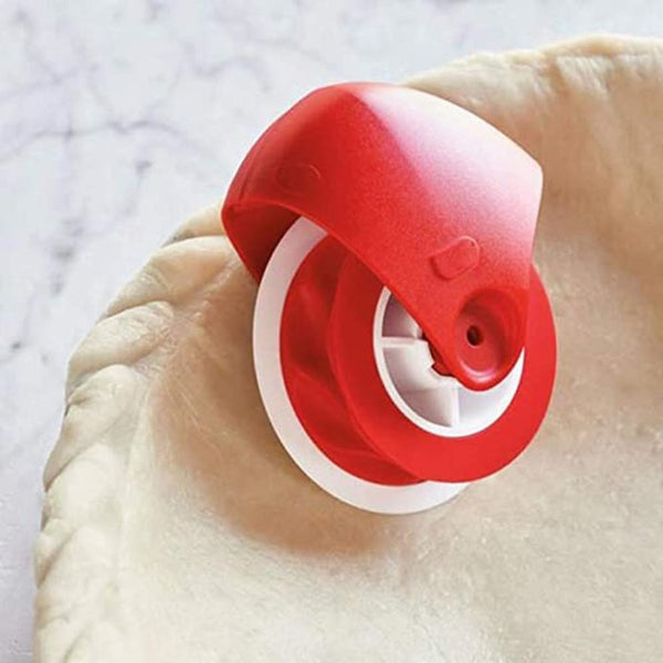 Pizza Pastry Lattice Cutter Pastry Pie Decoration Cutter Plastic Wheel Roller Red Durable and Practical - Cupindy