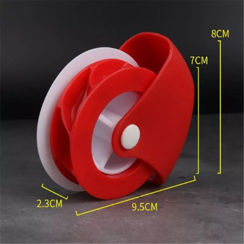 Pizza Pastry Lattice Cutter Pastry Pie Decoration Cutter Plastic Wheel Roller Red Durable and Practical - Cupindy