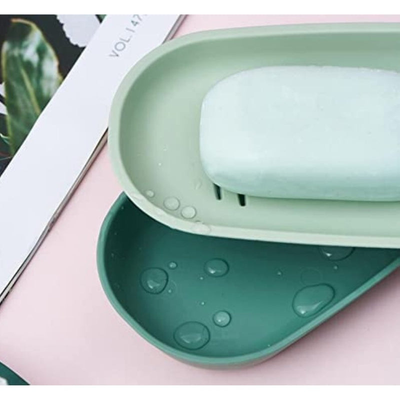 Plastic Carrot Shape Double-layer Shower Soap Holder - Multi Colors - Cupindy