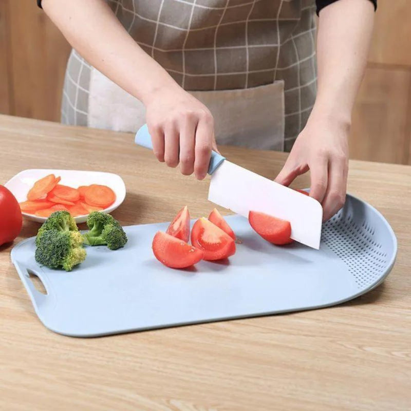Plastic Chopping Block Non -Slip Cutting Board - Cupindy