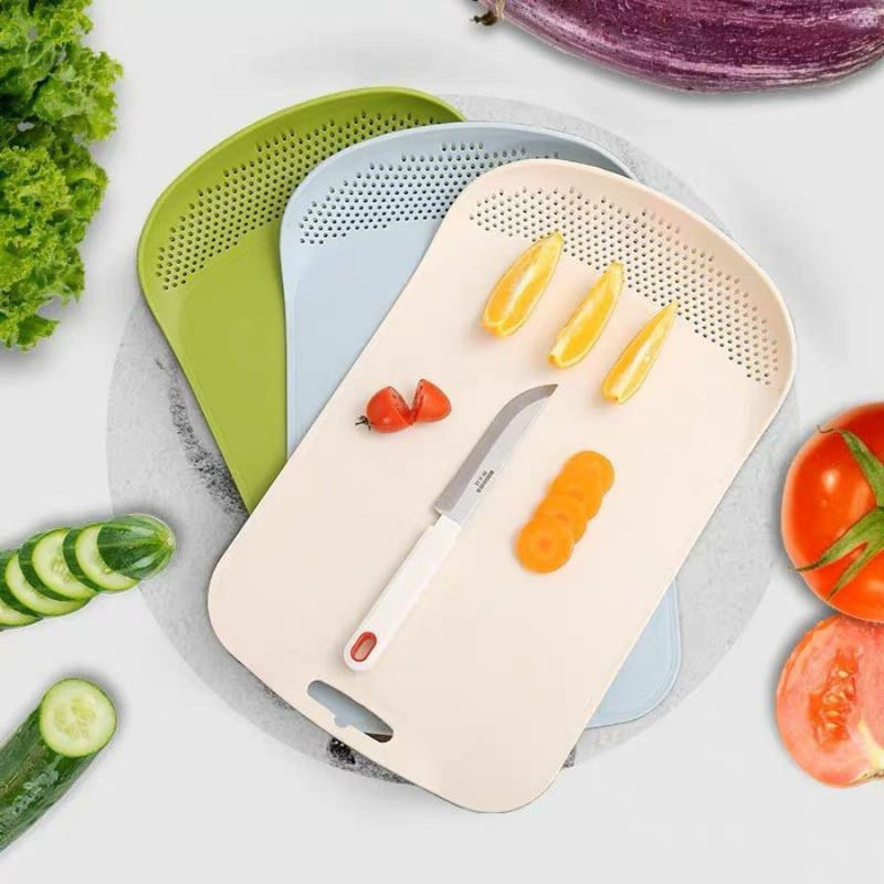 Plastic Chopping Block Non -Slip Cutting Board - Cupindy