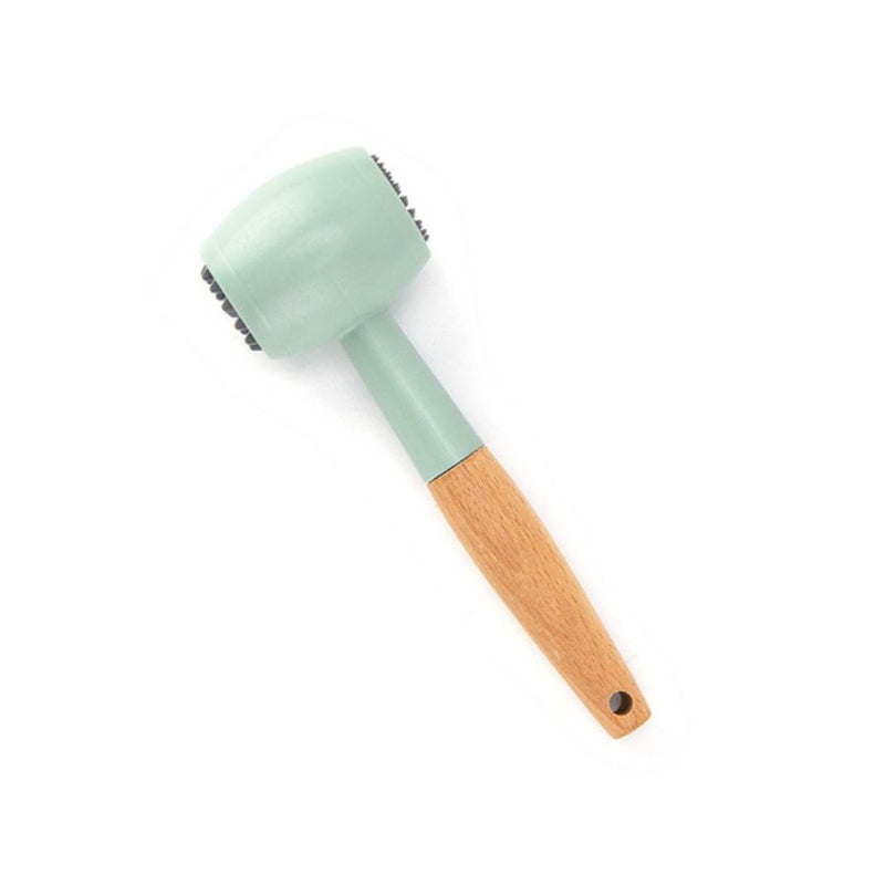 Plastic Meat Tenderizer Hammer with Comfortable-Grip Wooden Handle - Cupindy