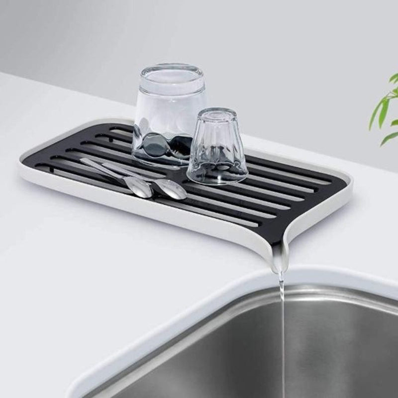 Polypropylene Plastic Tray Rack Cum Drainer, Multi Colors - Cupindy