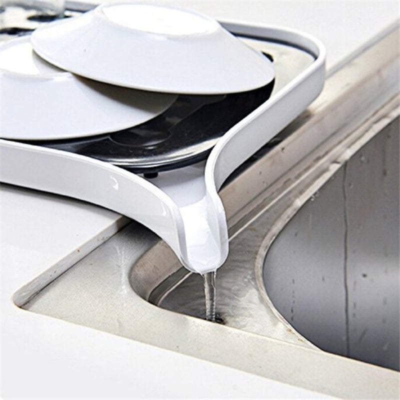 Polypropylene Plastic Tray Rack Cum Drainer, Multi Colors - Cupindy