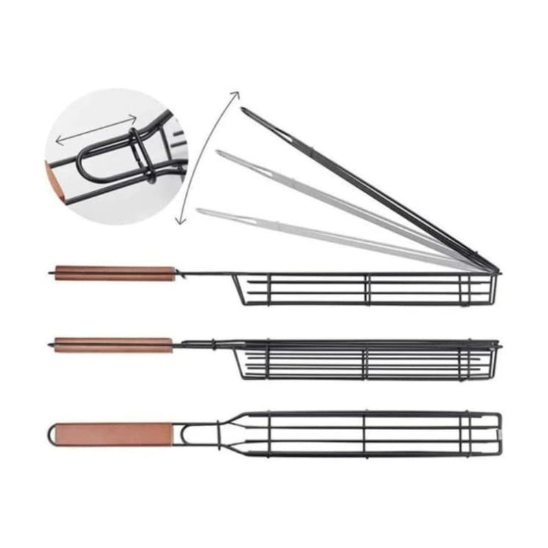 Portable BBQ Grilling Basket Nonstick - 1 Piece - Cupindy