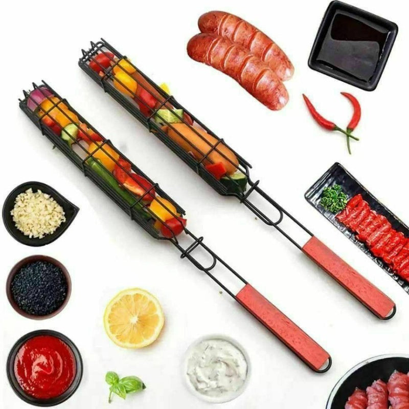 Portable BBQ Grilling Basket Nonstick - 1 Piece - Cupindy