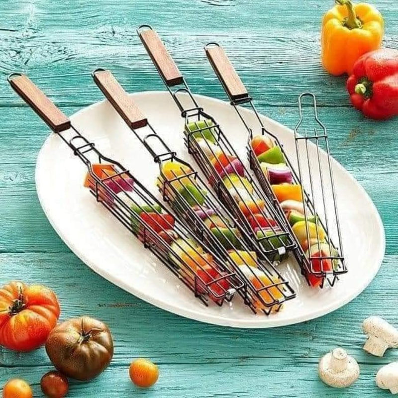 Portable BBQ Grilling Basket Nonstick - 1 Piece - Cupindy