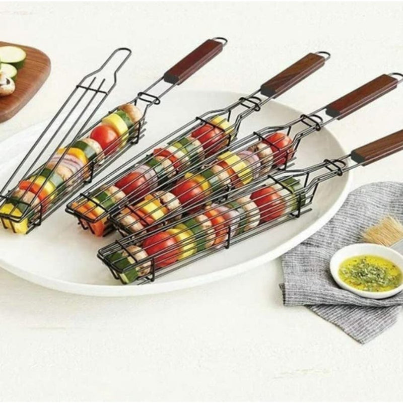 Portable BBQ Grilling Basket Nonstick - 1 Piece - Cupindy