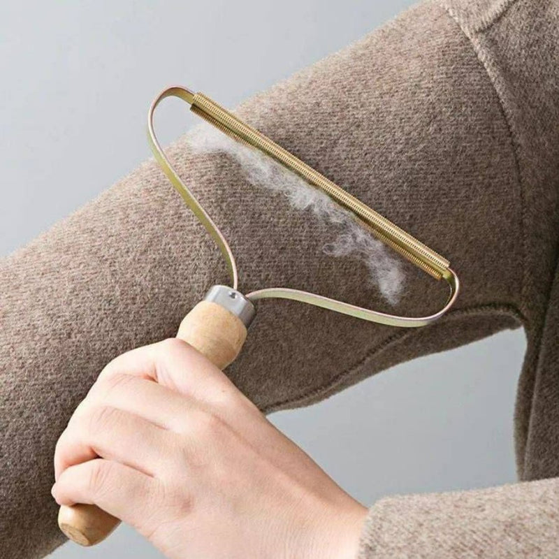 Portable Lint Remover Carpet Wooden Handle - Cupindy