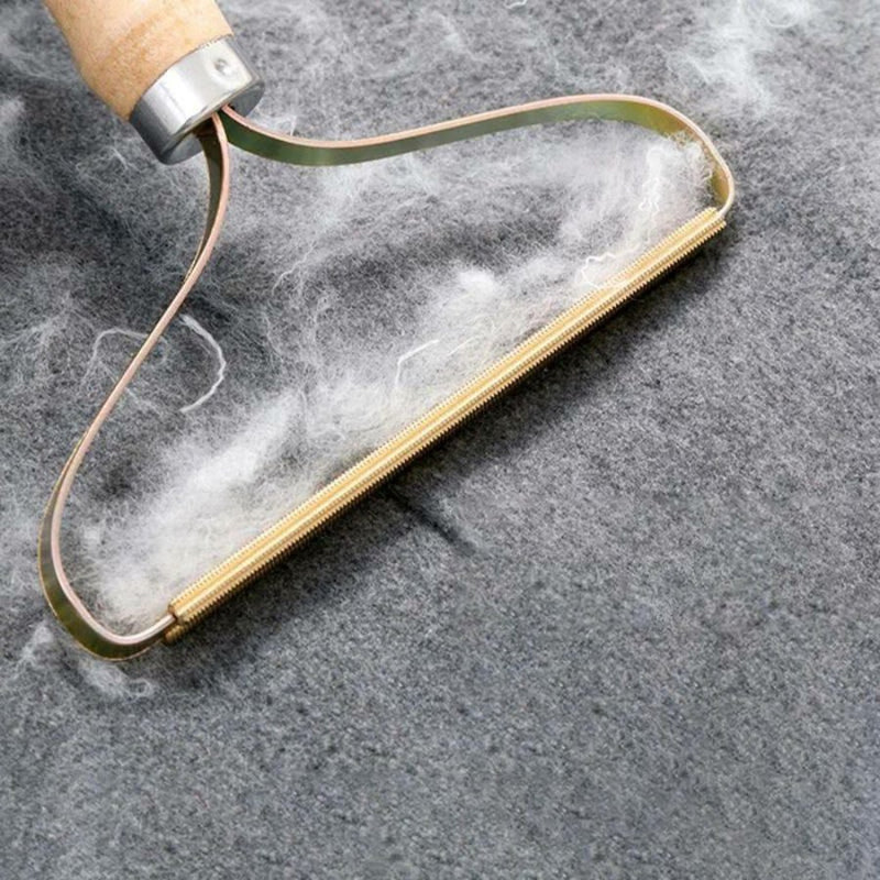 Portable Lint Remover Carpet Wooden Handle - Cupindy