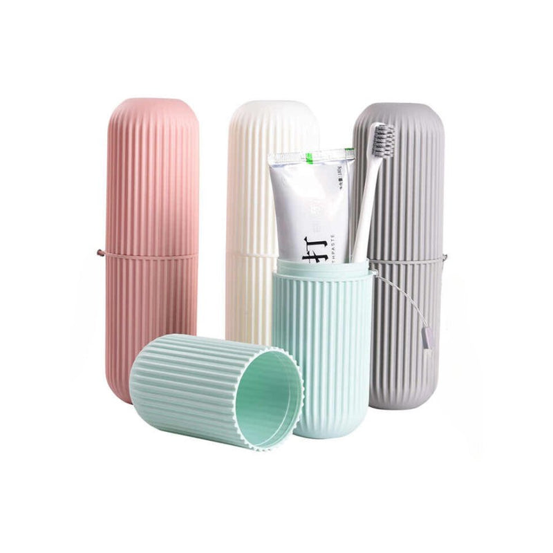 Portable Toothbrush Dispenser Case Travel Set - Cupindy