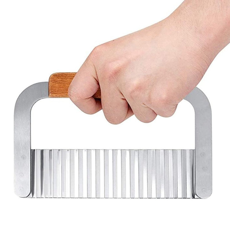 Potato Crinkle Cutter Tool, Stainless Steel Creative Wave - Cupindy