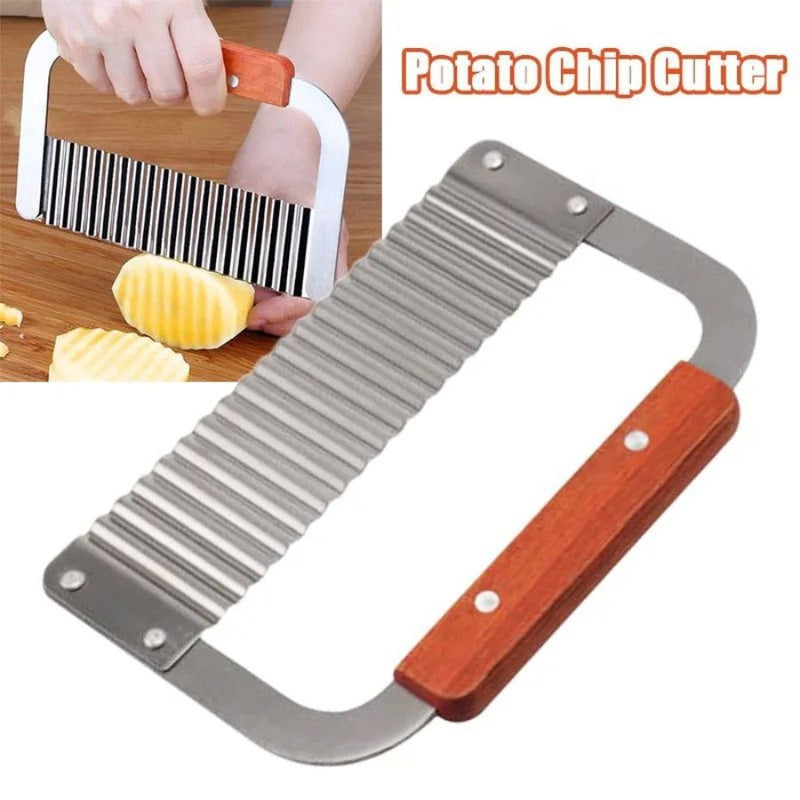 Potato Crinkle Cutter Tool, Stainless Steel Creative Wave - Cupindy