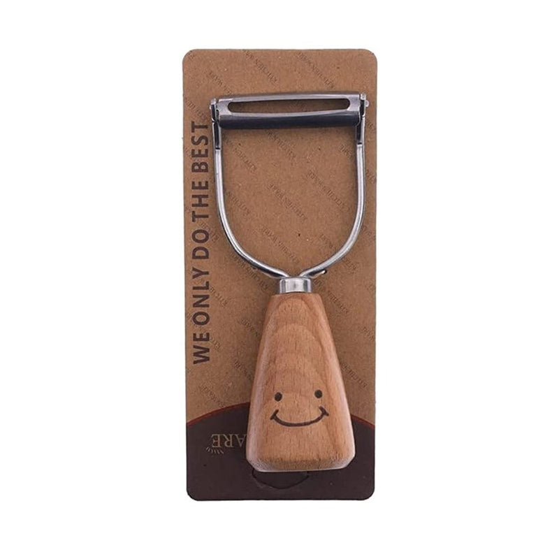 Potato & vegetables Scrub with Wooden Handle - Cupindy