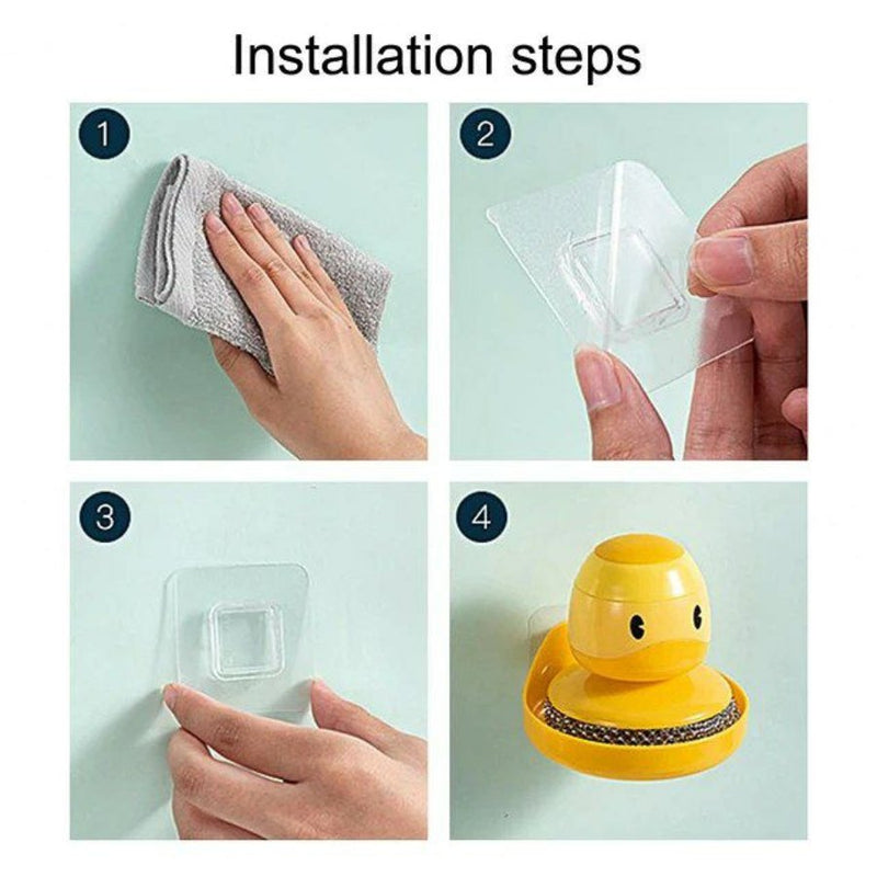 Protect Hands Ducks Handle Washing Brush with Holder - Multi Colors - Cupindy