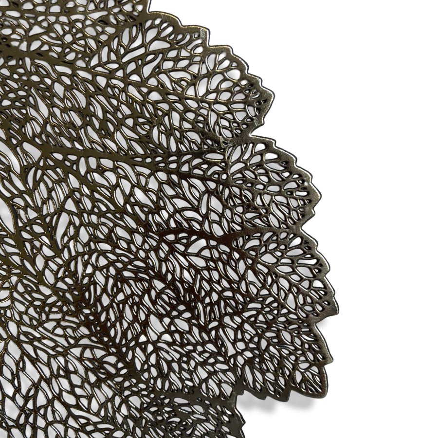 PVC Leaf Shaped Placemats - 1 Piece - Cupindy