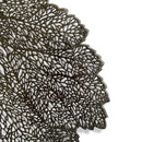 PVC Leaf Shaped Placemats - 1 Piece - Cupindy