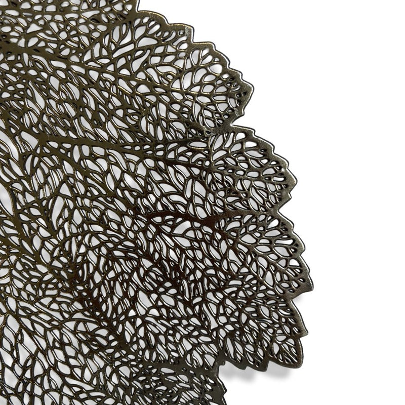 PVC Leaf Shaped Placemats - 1 Piece - Cupindy