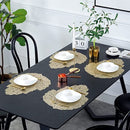 PVC Leaf Shaped Placemats - 1 Piece - Cupindy
