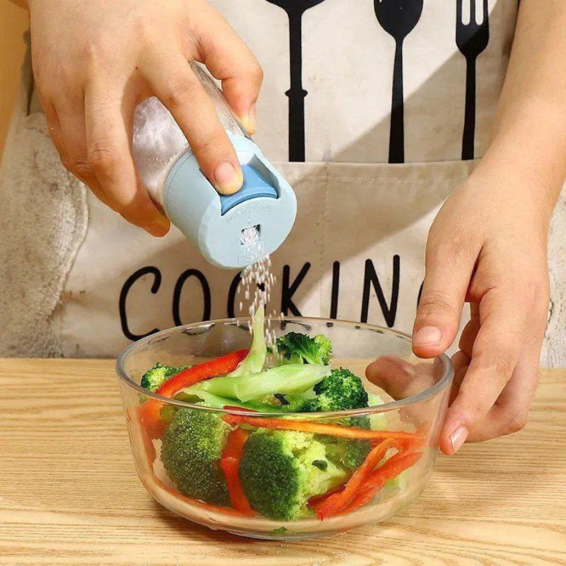 Quantitative Salt Shaker Push Type Salt Control Bottle - Cupindy