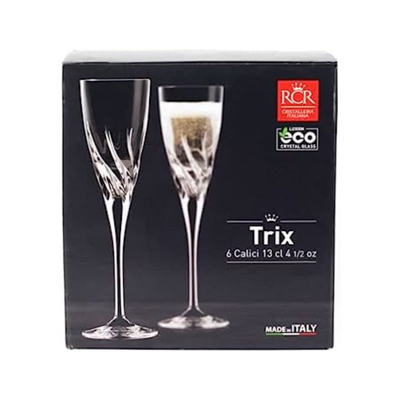 RCR 25614020106 TRIX Calici, Set of 6 PCs, 133ml - Cupindy