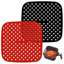 Reusable Air Fryer Liners Square, Silicone - Multi Colors - Cupindy