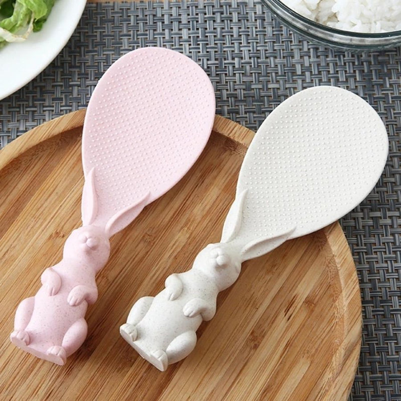 Rice Spoon Animal Shape Stand Rice Cooker Spoon Creative Non-Stick - Cupindy