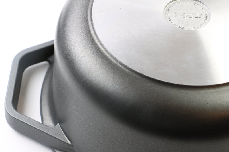RISOLI - BLACKPlus Cooking Pot With Glass Cover, 24 cm - Cupindy