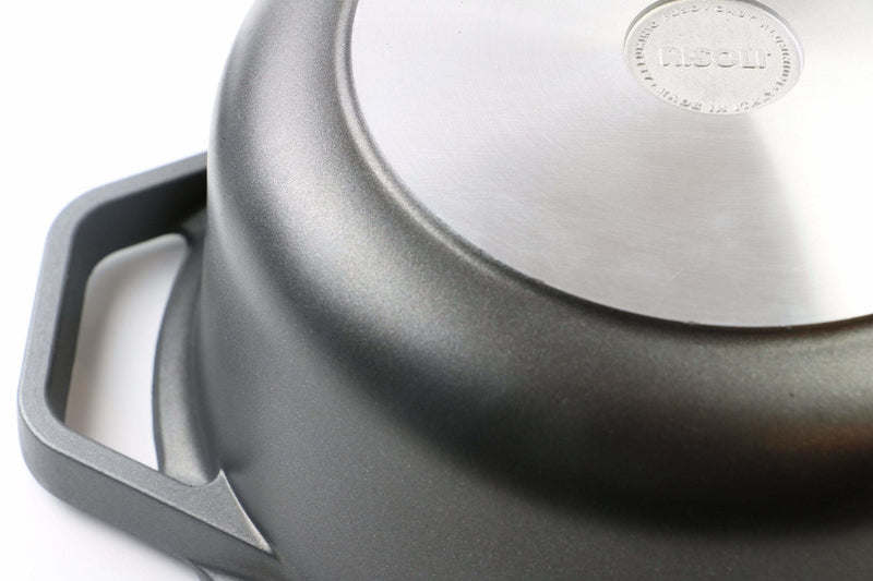 RISOLI - BLACKPlus Cooking Pot With Glass Cover, 28 cm - Cupindy
