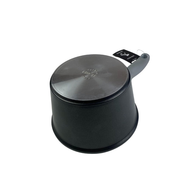 RISOLI - Granite Milk Pot With Glass Cover, 16 cm - Cupindy