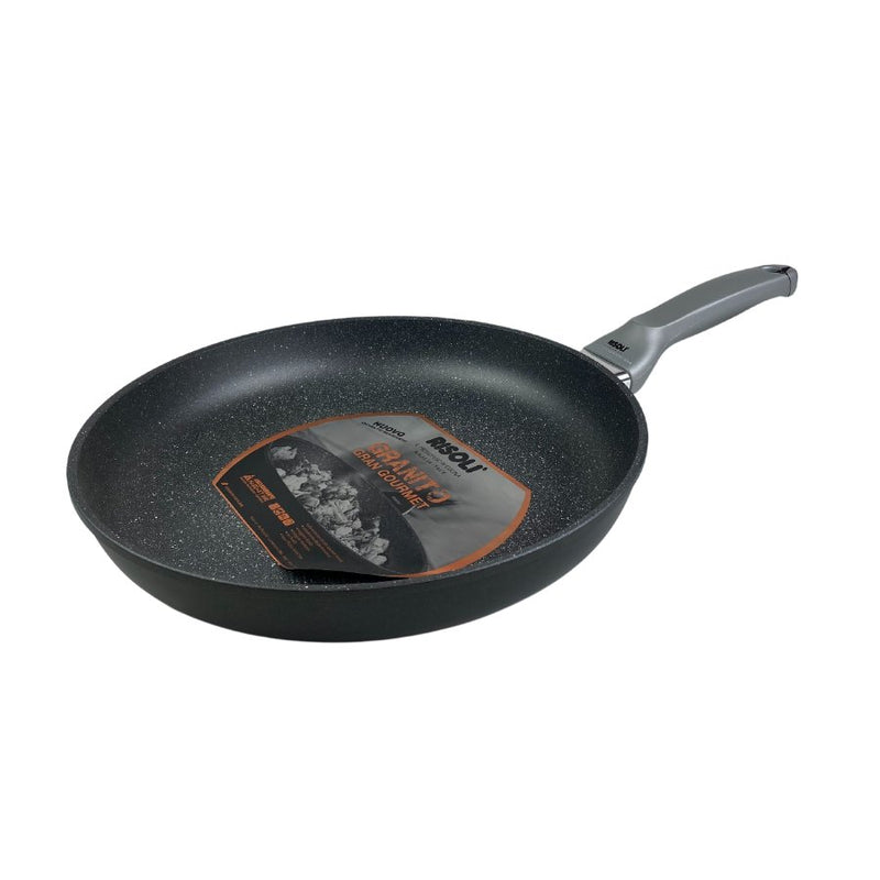 RISOLI GRANITO FRYING PAN, Grey, 24 cm - Cupindy