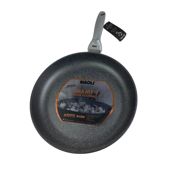 RISOLI GRANITO FRYING PAN, Grey, 28 cm - Cupindy
