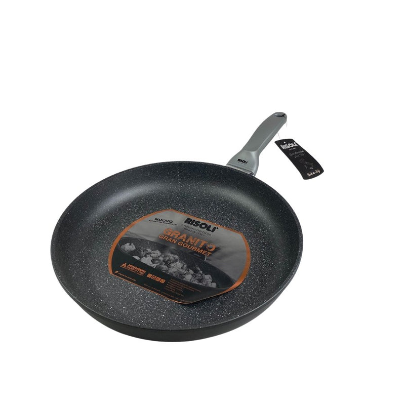 RISOLI GRANITO FRYING PAN, Grey, 28 cm - Cupindy