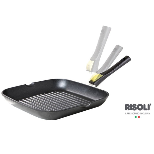 RISOLI - Grill With Removable Handle - 26 cm - Cupindy