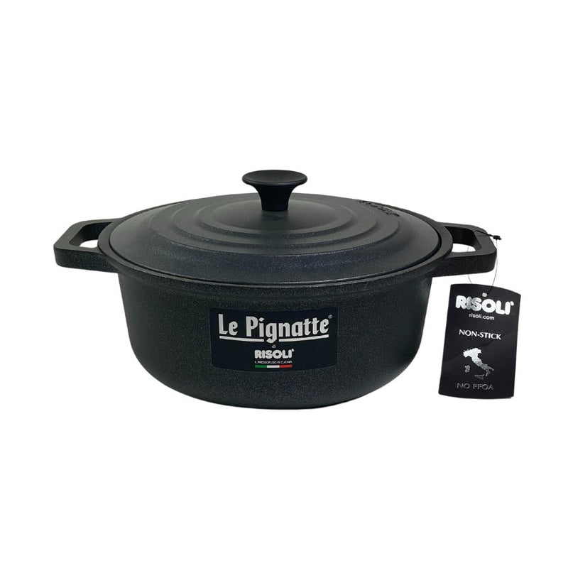Risoli - LE PIGNATTE® INDUCTION COCOTTE CASSEROLE WITH LID - 24 cm - Cupindy
