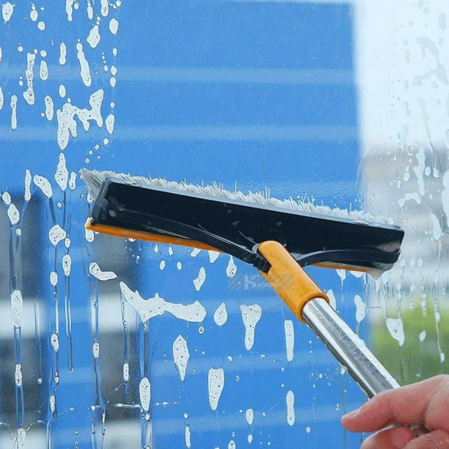 Rotating Cleaning Floor Scrub Brush for Bathroom & Kitchen Long Handle - Cupindy