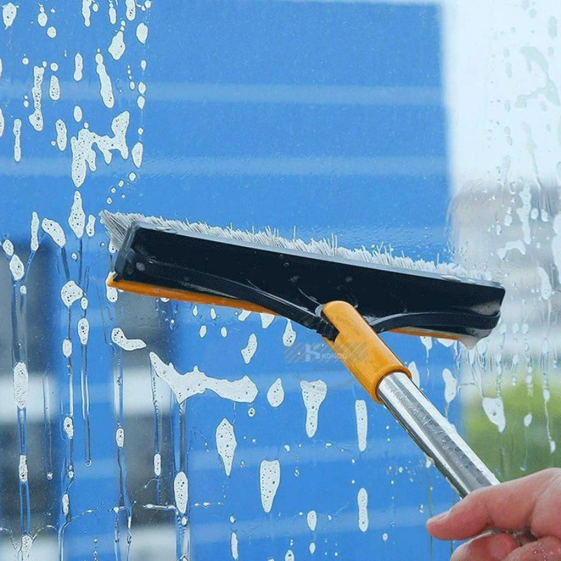 Rotating Cleaning Floor Scrub Brush for Bathroom & Kitchen Long Handle - Cupindy