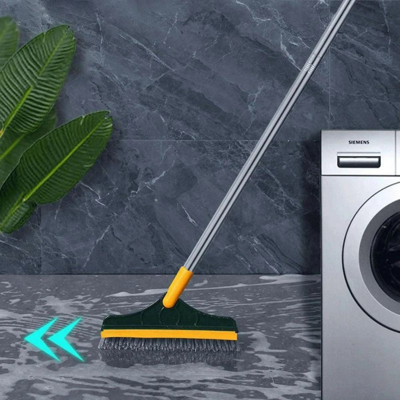 Rotating Cleaning Floor Scrub Brush for Bathroom & Kitchen Long Handle - Cupindy
