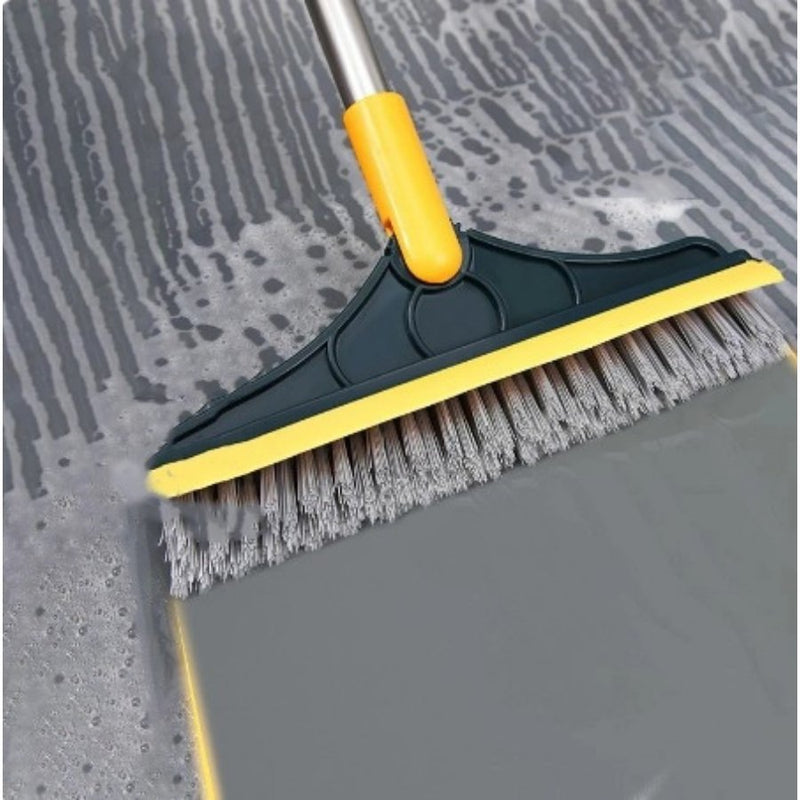Rotating Cleaning Floor Scrub Brush for Bathroom & Kitchen Long Handle - Cupindy