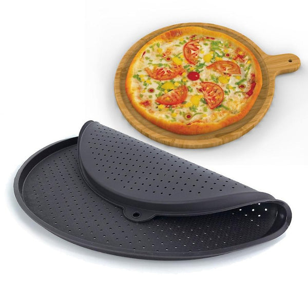 Round Silicone Pizza Pan Dish Pizza Baking 34 cm - Cupindy