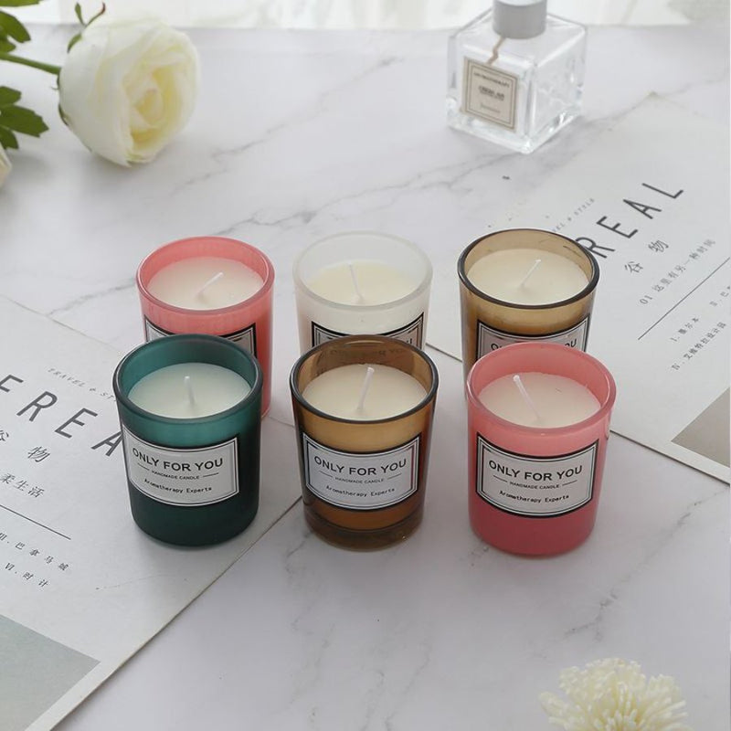 Scented Candle In Glass Cup - 1 Piece - Cupindy