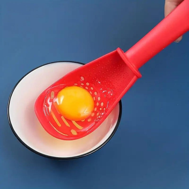 Scoop Colander Slotted Skimmer Sifter Sieve with Handle Slotted Spoon Strainer - Cupindy