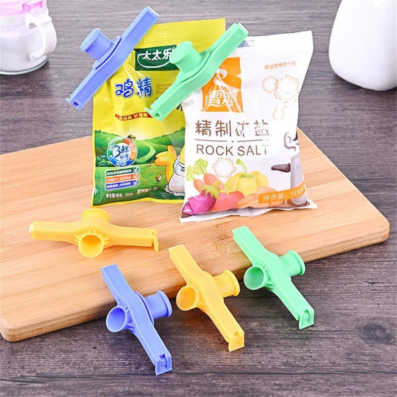 Sealing Clip Pour Food Storage Bag Clip With Discharge Nozzle - Cupindy