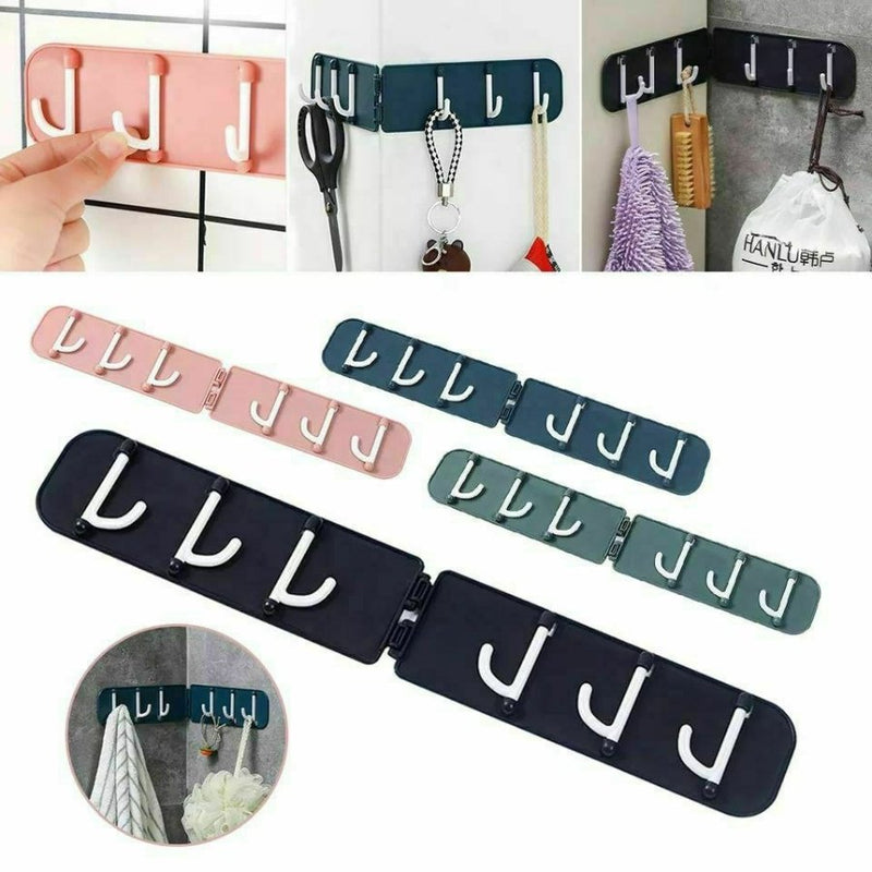 Seamless 6-row Corner Hook - Multi Colors - 1 Piece - Cupindy