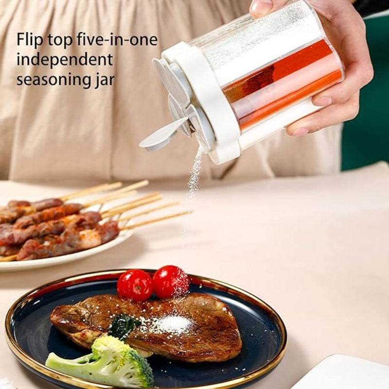 Seasoning Bottle 5 In 1 Spice Jar - Cupindy