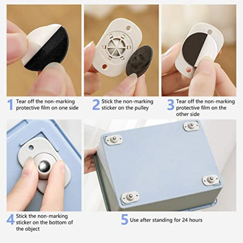 Mini wheels for home organization - Cupindy