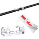 Set of 20 Self-Adhesive Cable Clips Organizer - Cupindy