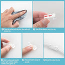 Set of 20 Self-Adhesive Cable Clips Organizer - Cupindy